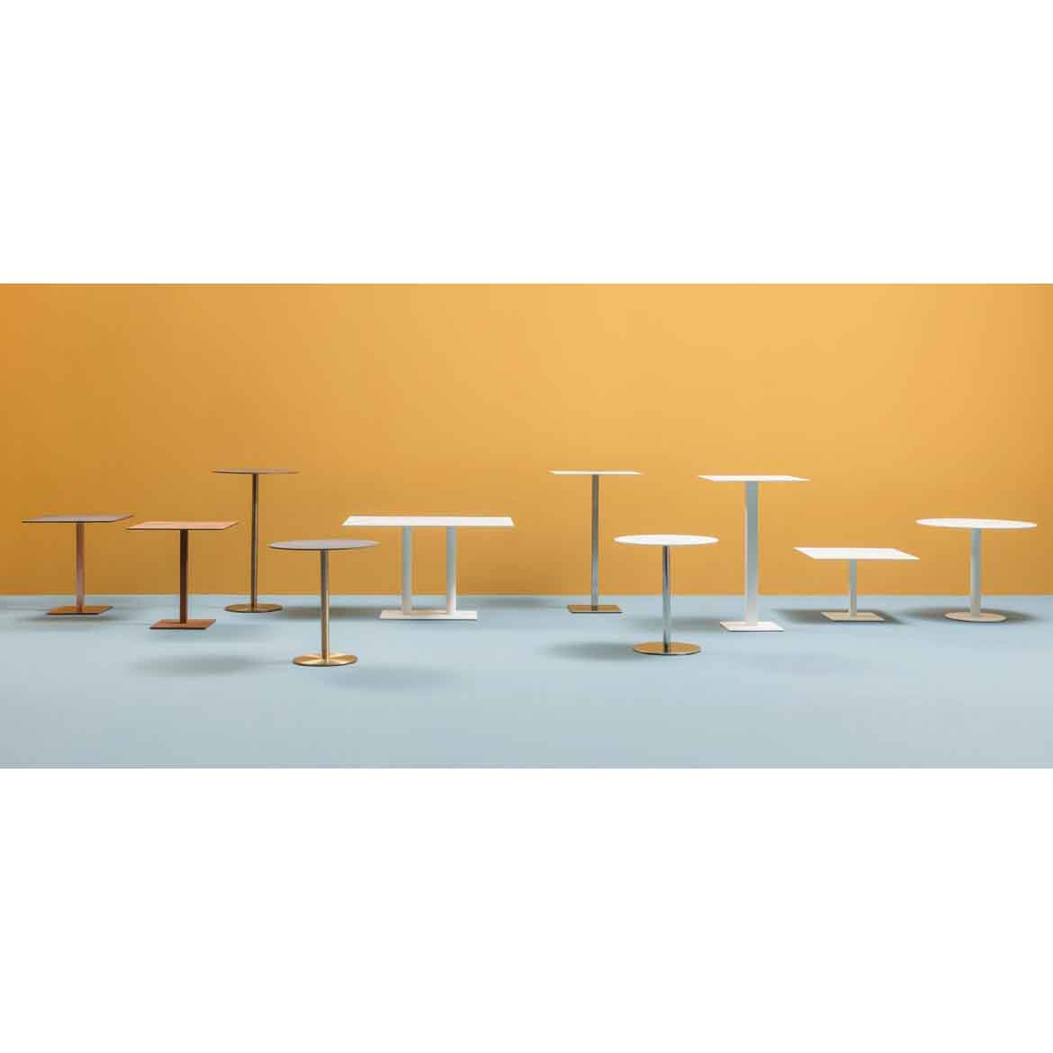 Inox square 605 coffee table base