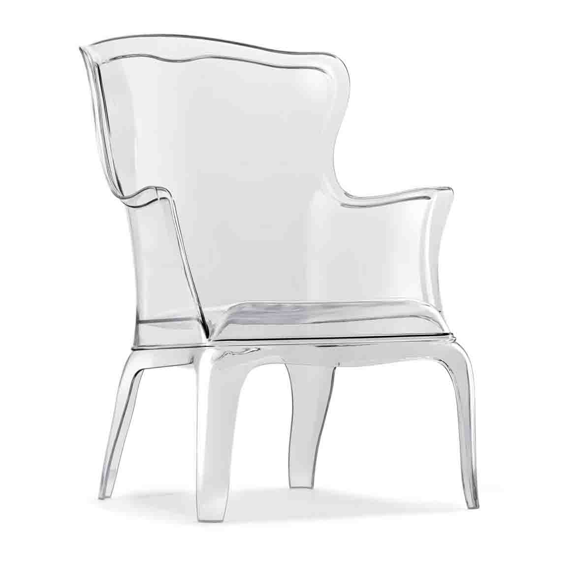 Polycarbonate frame with glossy finish.Available colours: white, black, fume and transparent. Same as the stucture. Available also with seat cushion.