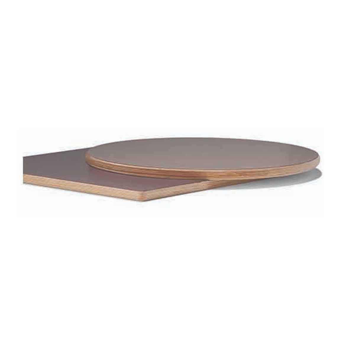 Laminate top, wood edge 